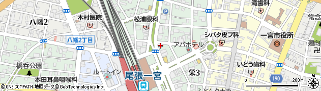 愛知銀行一宮支店周辺の地図