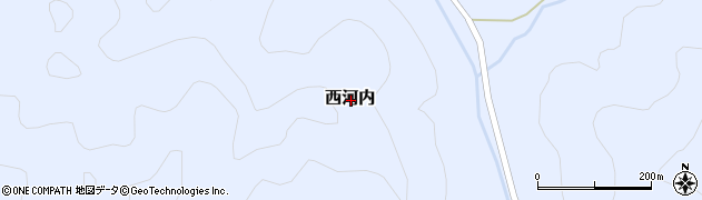 京都府船井郡京丹波町西河内周辺の地図