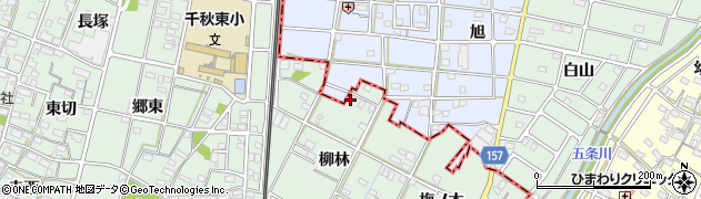愛知県一宮市千秋町加納馬場柳林49周辺の地図