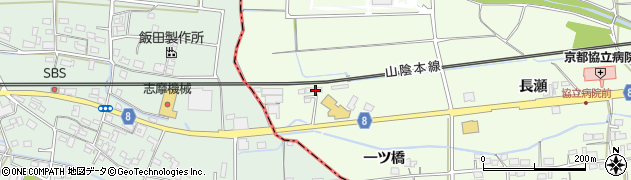 京都府綾部市高津町下工後周辺の地図