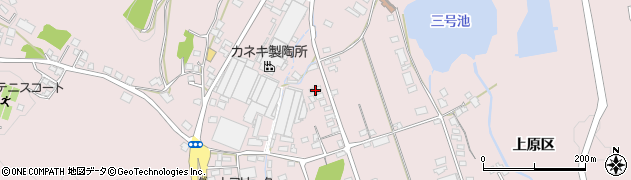 岐阜県多治見市笠原町上原区1183周辺の地図