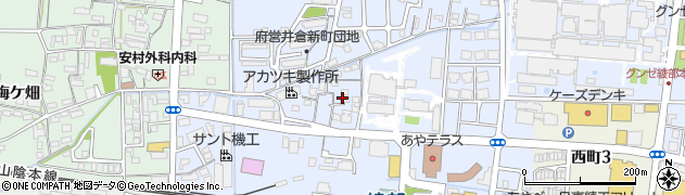 京都府綾部市井倉新町石風呂周辺の地図