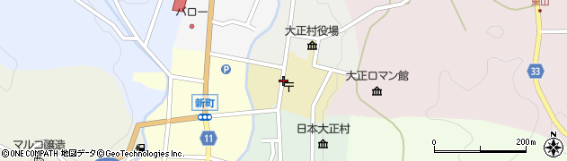 岐阜県恵那市明智町周辺の地図