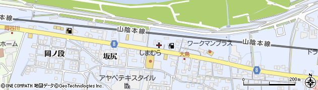 京都府綾部市大島町二反目13周辺の地図