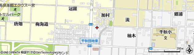 愛知県一宮市千秋町佐野強戸11周辺の地図
