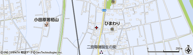 神奈川県小田原市栢山2221周辺の地図