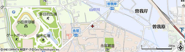 神奈川県小田原市永塚278周辺の地図