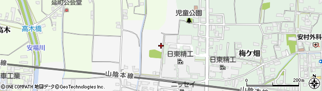 京都府綾部市岡町（小丈子）周辺の地図
