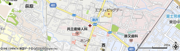 セブンイレブン御殿場湯沢店周辺の地図