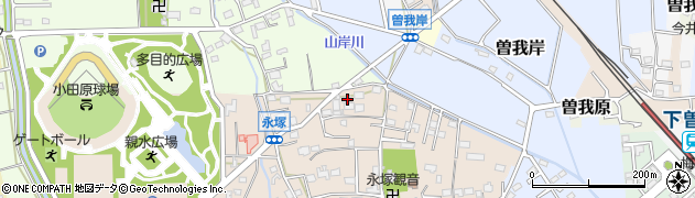 神奈川県小田原市永塚279周辺の地図
