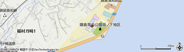 鎌倉海浜公園水泳プール周辺の地図