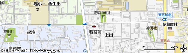 愛知県一宮市東五城若宮前3周辺の地図