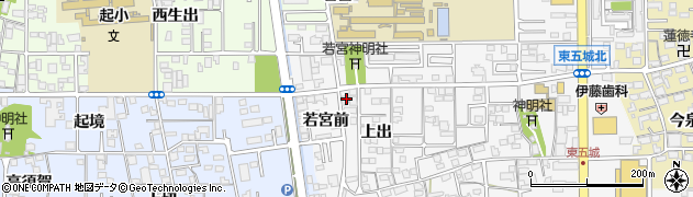 愛知県一宮市東五城若宮前22周辺の地図