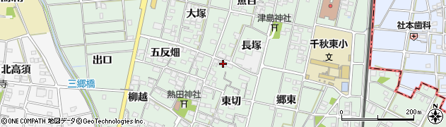 愛知県一宮市千秋町加納馬場東切2020周辺の地図