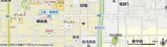 愛知県一宮市三条（小辰己）周辺の地図