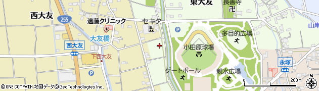 神奈川県小田原市東大友235周辺の地図
