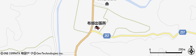 島根県安来市広瀬町布部346周辺の地図