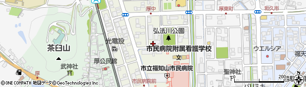 京都府福知山市厚中町周辺の地図