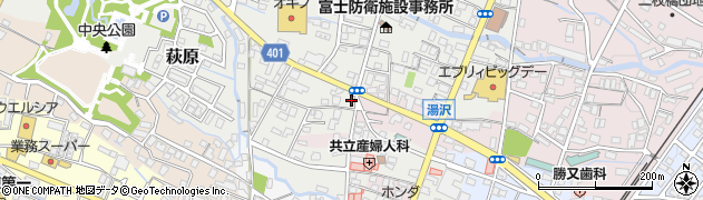 静岡県御殿場市萩原691周辺の地図