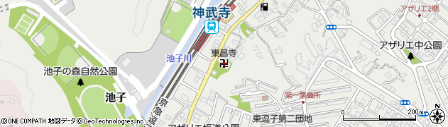 東昌寺周辺の地図