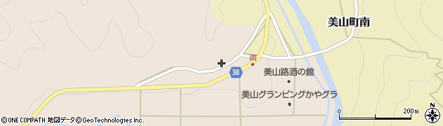 京都府南丹市美山町内久保（山ノ神）周辺の地図