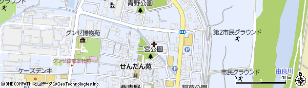 京都府綾部市青野町（上入ケ口）周辺の地図