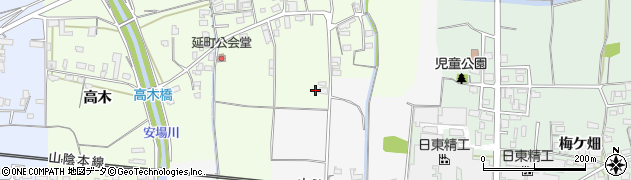 京都府綾部市延町（蓮花）周辺の地図