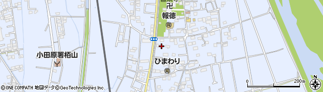 神奈川県小田原市栢山892周辺の地図