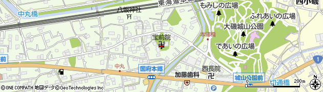 宝前院周辺の地図