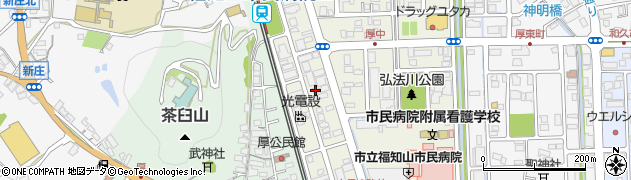 京都府福知山市厚中町84周辺の地図