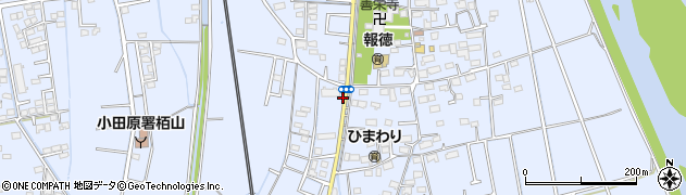 神奈川県小田原市栢山2228周辺の地図