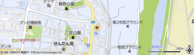 ジュンテンドー綾部店周辺の地図