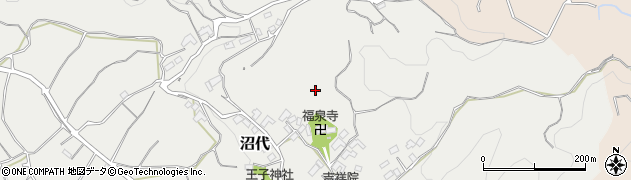 神奈川県小田原市沼代周辺の地図