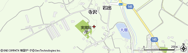 千葉県君津市寺沢周辺の地図