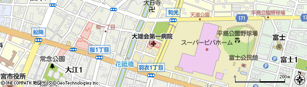 愛知県警察本部　性犯罪被害者のためのワンストップ支援センターハートフルステーション・あいち周辺の地図