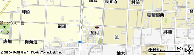 愛知県一宮市千秋町一色加村5周辺の地図