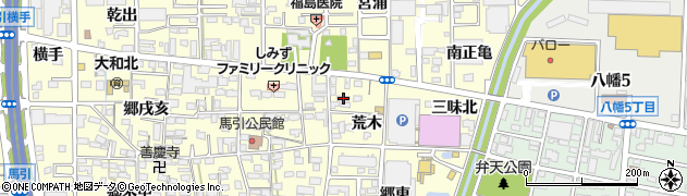 愛知県一宮市大和町馬引荒木1周辺の地図