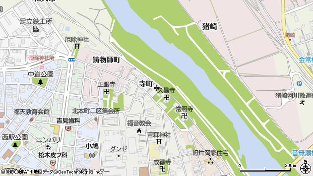 〒620-0021 京都府福知山市寺の地図
