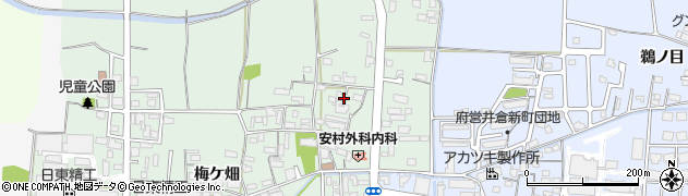京都府綾部市井倉町（大将軍）周辺の地図