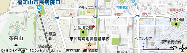 京都府福知山市厚中町220周辺の地図