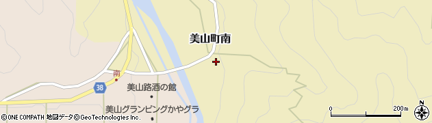 京都府南丹市美山町南横田周辺の地図
