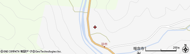 京都府南丹市美山町高野（垣ケ本）周辺の地図