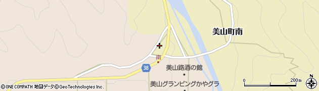 京都府南丹市美山町南（上高瀬）周辺の地図