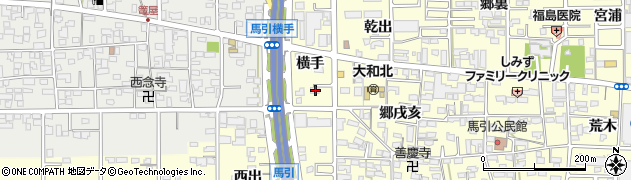 愛知県一宮市大和町馬引横手18周辺の地図