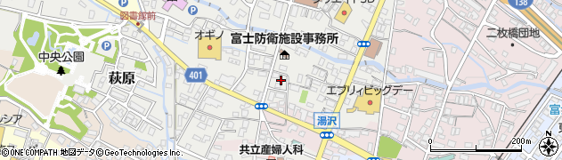 静岡県御殿場市萩原655周辺の地図