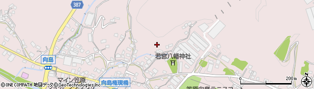 岐阜県多治見市笠原町向島区周辺の地図