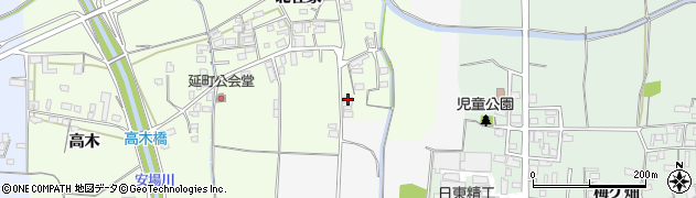 京都府綾部市延町庭苅2周辺の地図