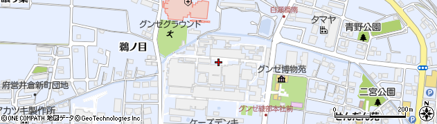 京都府綾部市青野町膳所周辺の地図