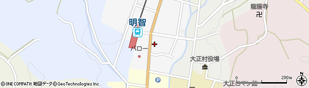岐阜信用金庫明智支店周辺の地図