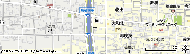 愛知県一宮市大和町馬引横手14周辺の地図